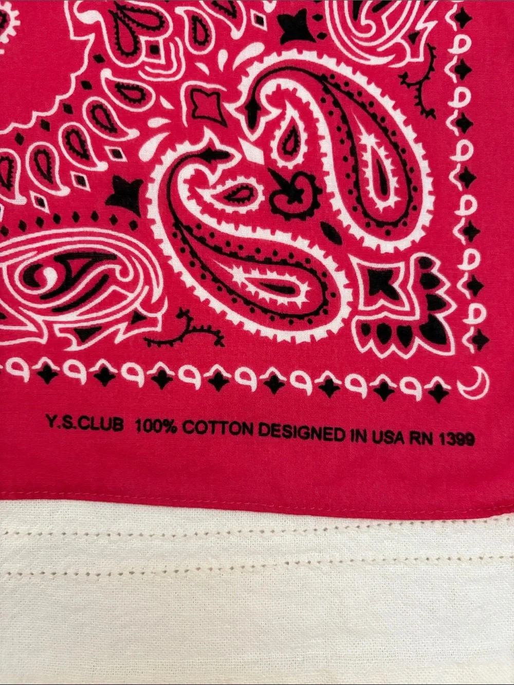 Pink Paisley Bandana
